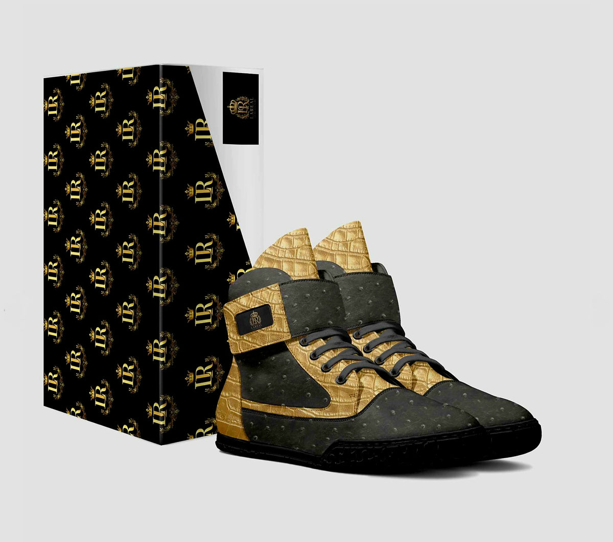The Royal Crown #UR1402 - Modern Strap High Top