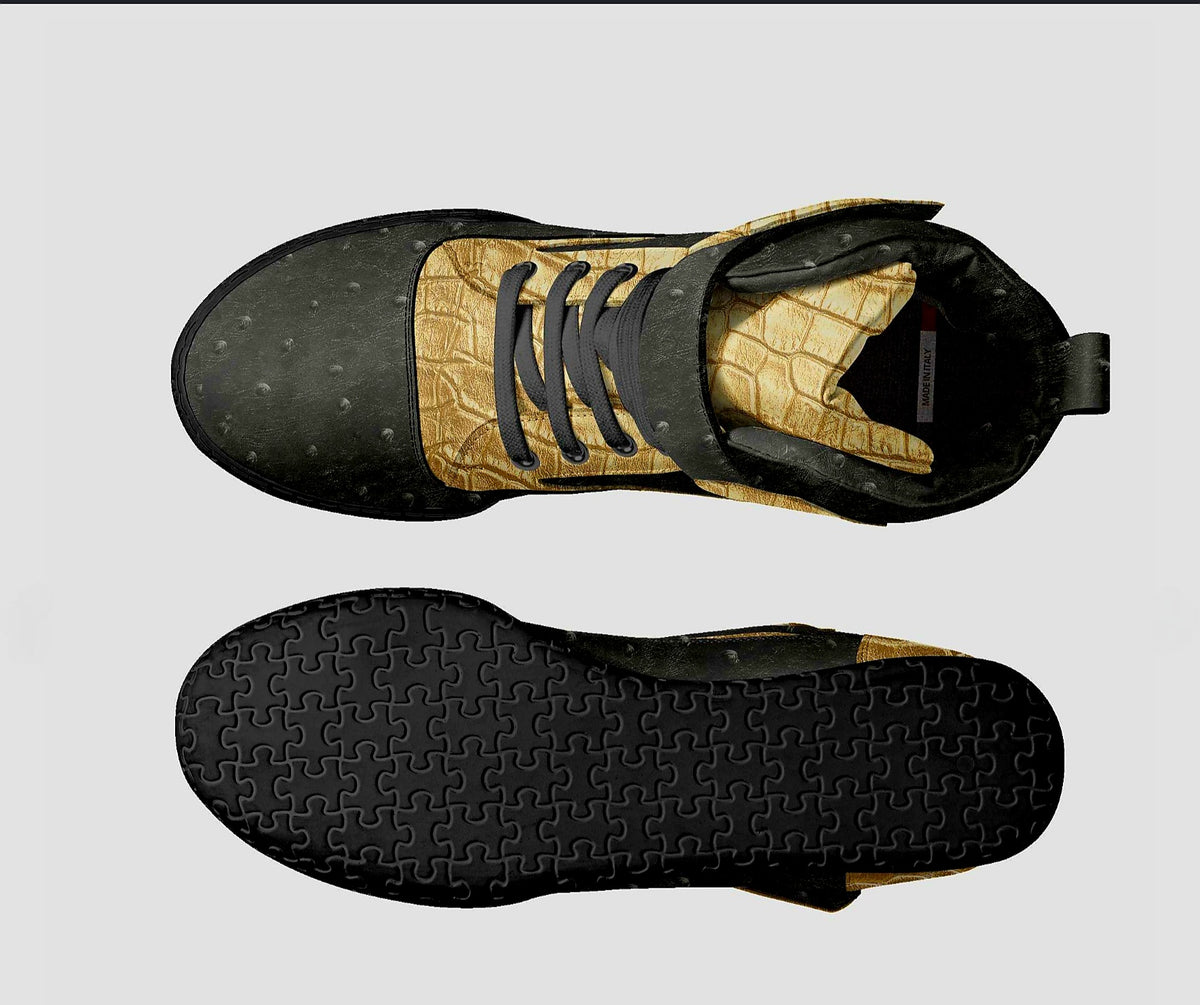 The Royal Crown #UR1402 - Modern Strap High Top