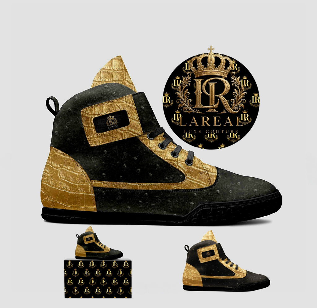 The Royal Crown #UR1402 - Modern Strap High Top